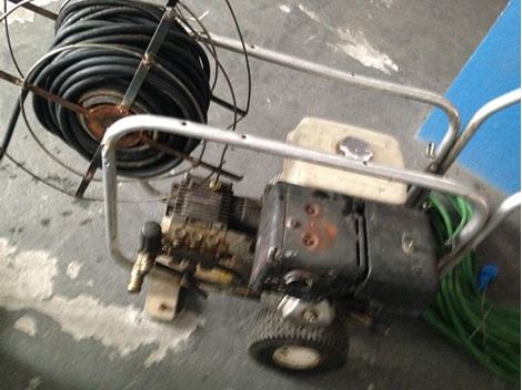 Hidrojateamento na Vila Matilde